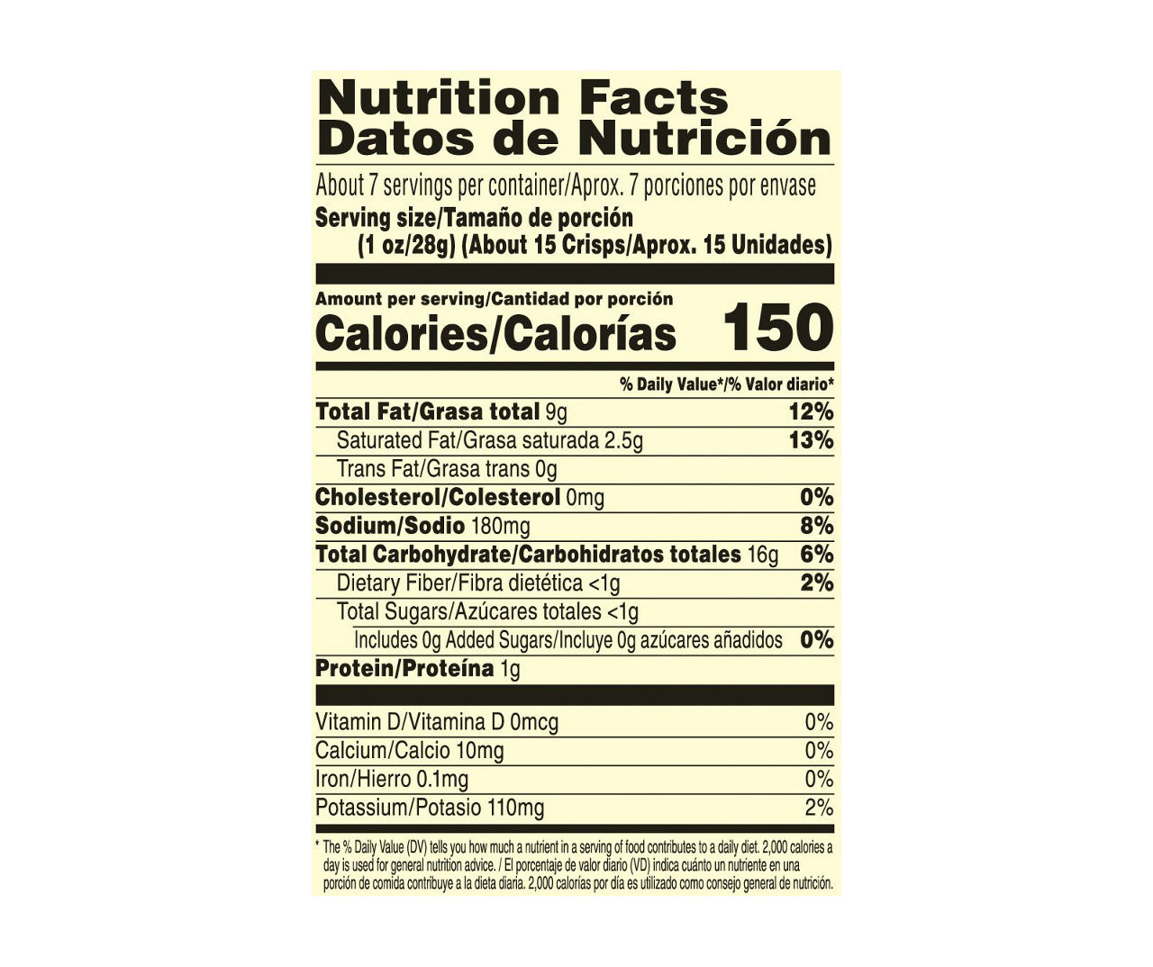 Cheddar Cheese Crisps Mega Stack Can, 7.1 Oz.