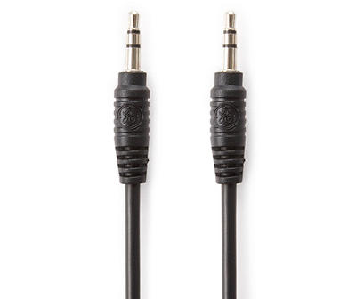 Black 3.5 mm Auxiliary Audio Cable, (3')