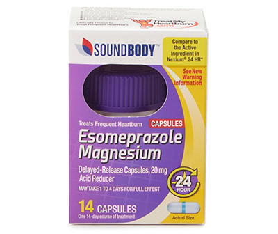 Esomeprazole Magnesium 20 Mg Capsules, 14-Count