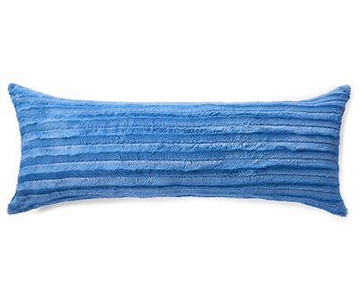 Blue Faux Fur Body Pillow
