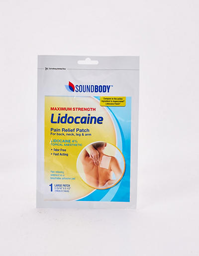 Maximum Strength Lidocaine Pain Relief Patch for Back, 1-Count 