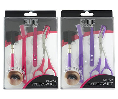 Deluxe 4-Piece Eyebrow Kit - Colors May Vary