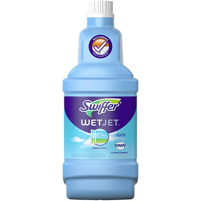 Swiffer WetJet with The Power of Dawn Floor Cleaner, Fresh Scent, 42.2 fl oz