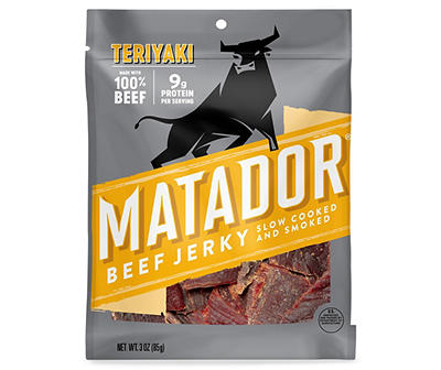 Matador Beef Jerky Teriyaki, 3 Oz