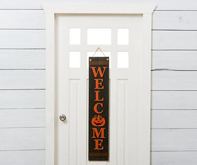 Pumpkin "Welcome" Porch Sign