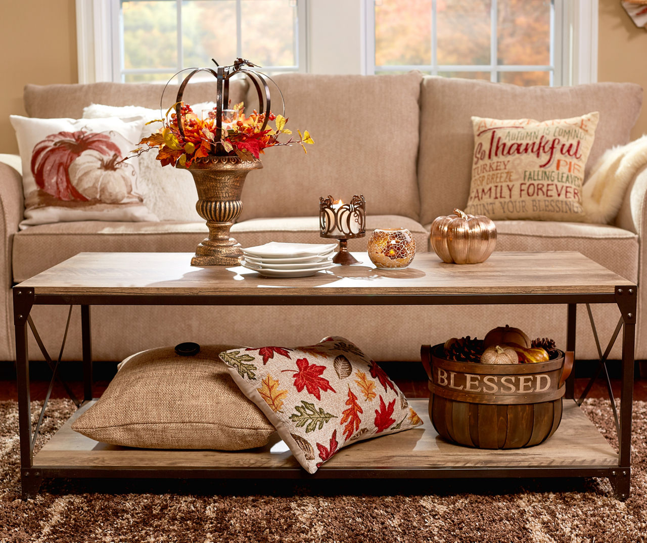 Fall Leaves Indoor/Outdoor Pillow
