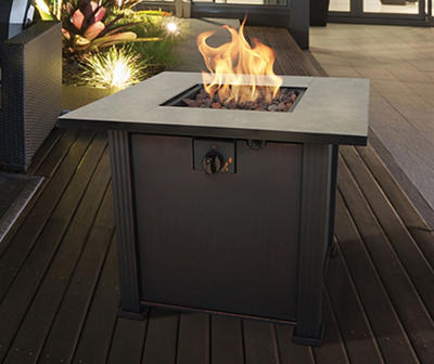 Melina Tile Top Fire Pit Table, (30" x 30")