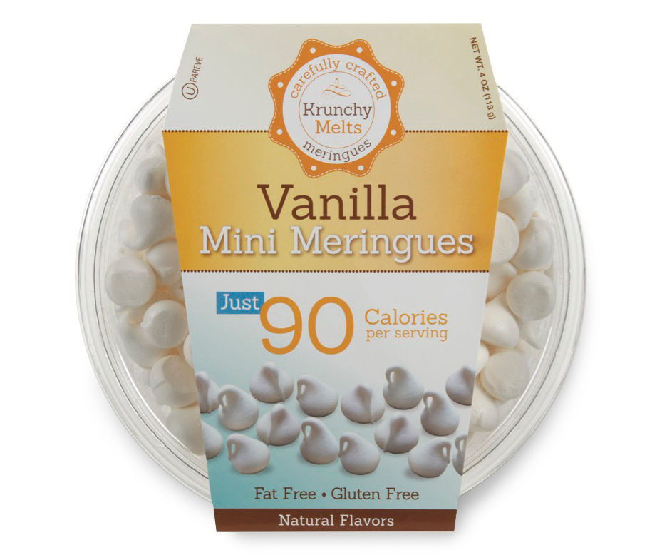 Krunchy Melts Vanilla Mini Meringues, 4 Oz. Big Lots