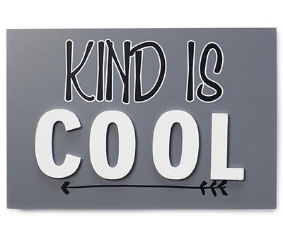"Kind Is Cool" Box Wall Plaque