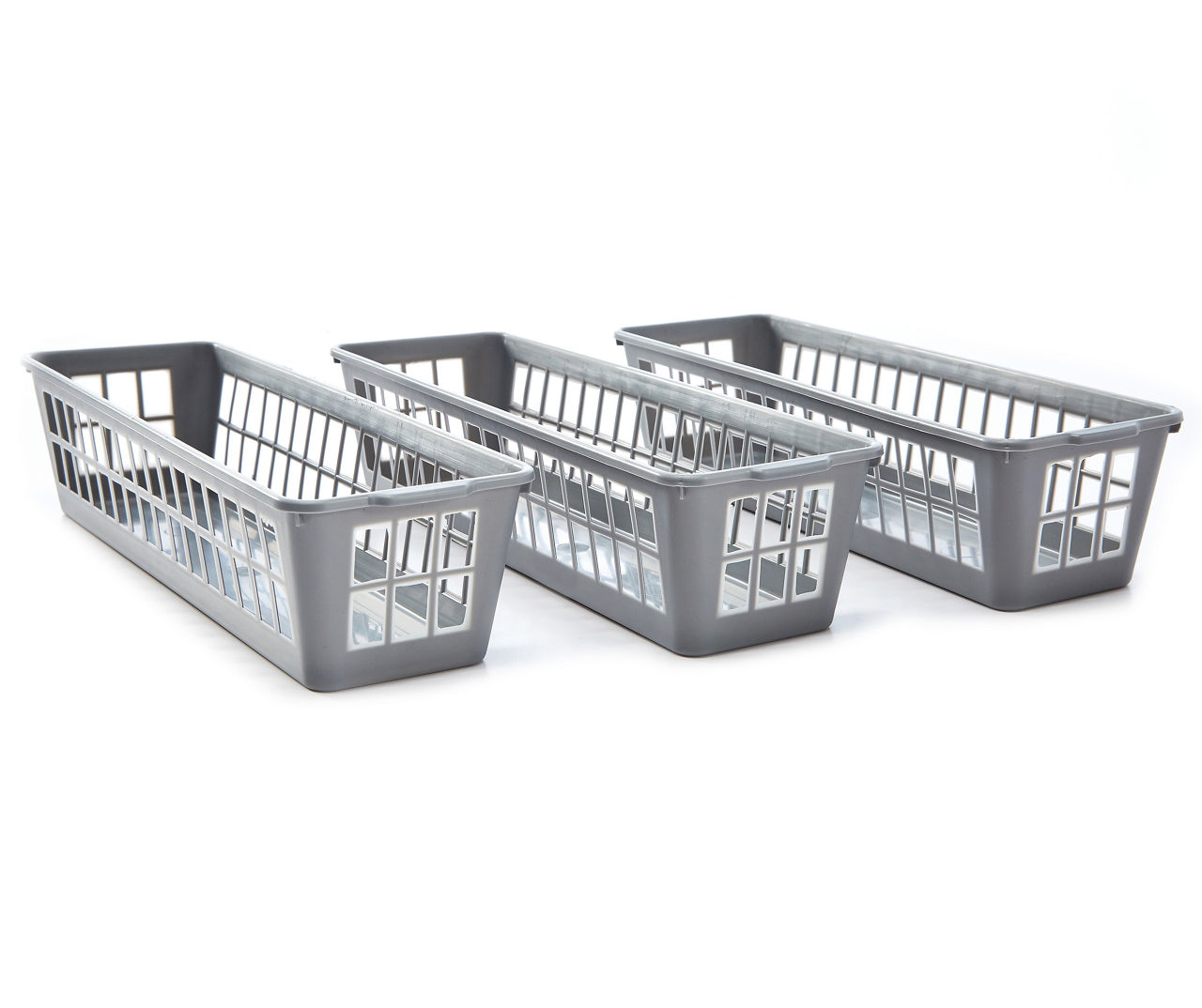 Narrow Storage Bins, Small Baskets For Organizing, Long Storage