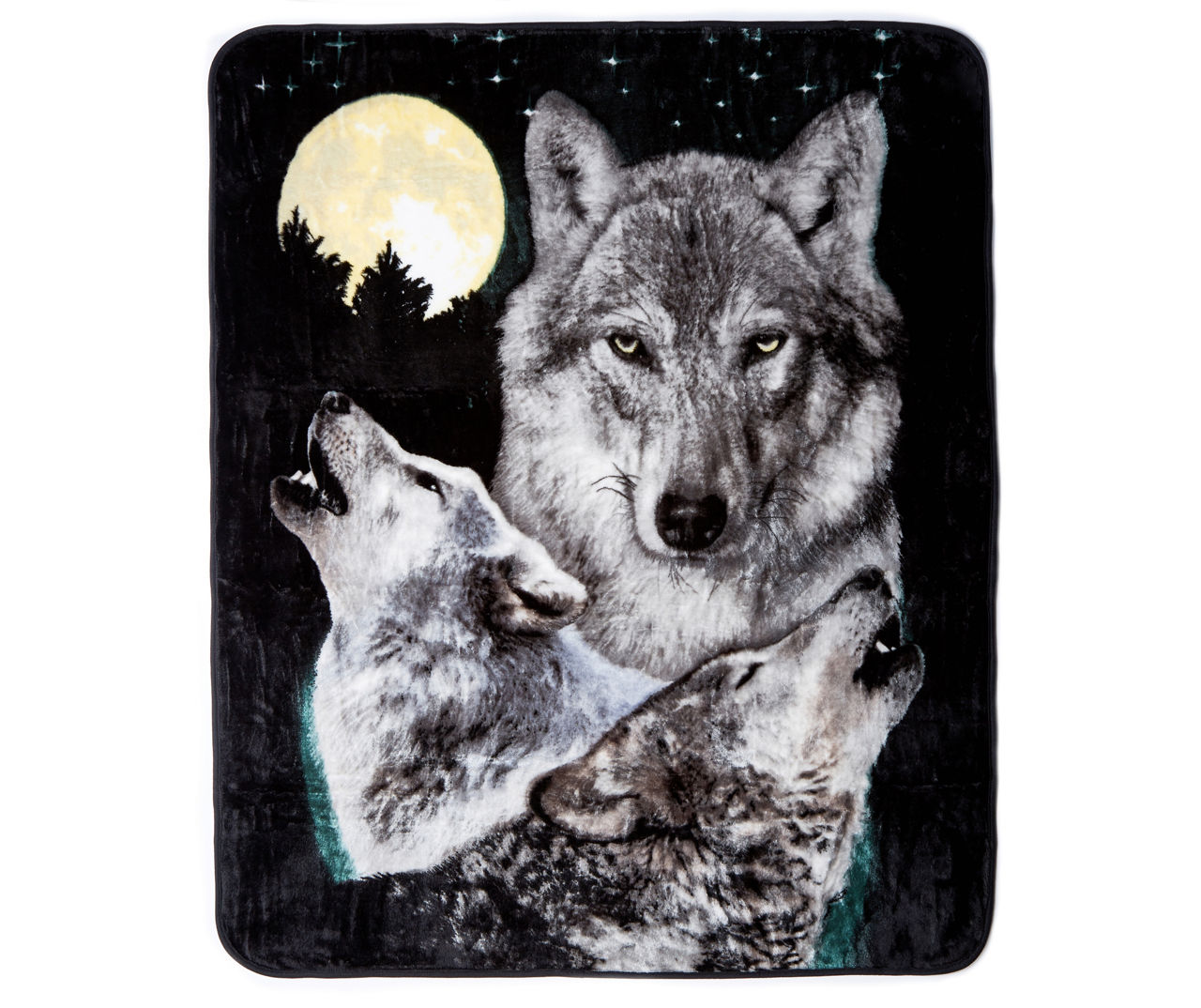 Arctic Trail Howling Wolves Throw | Big Lots