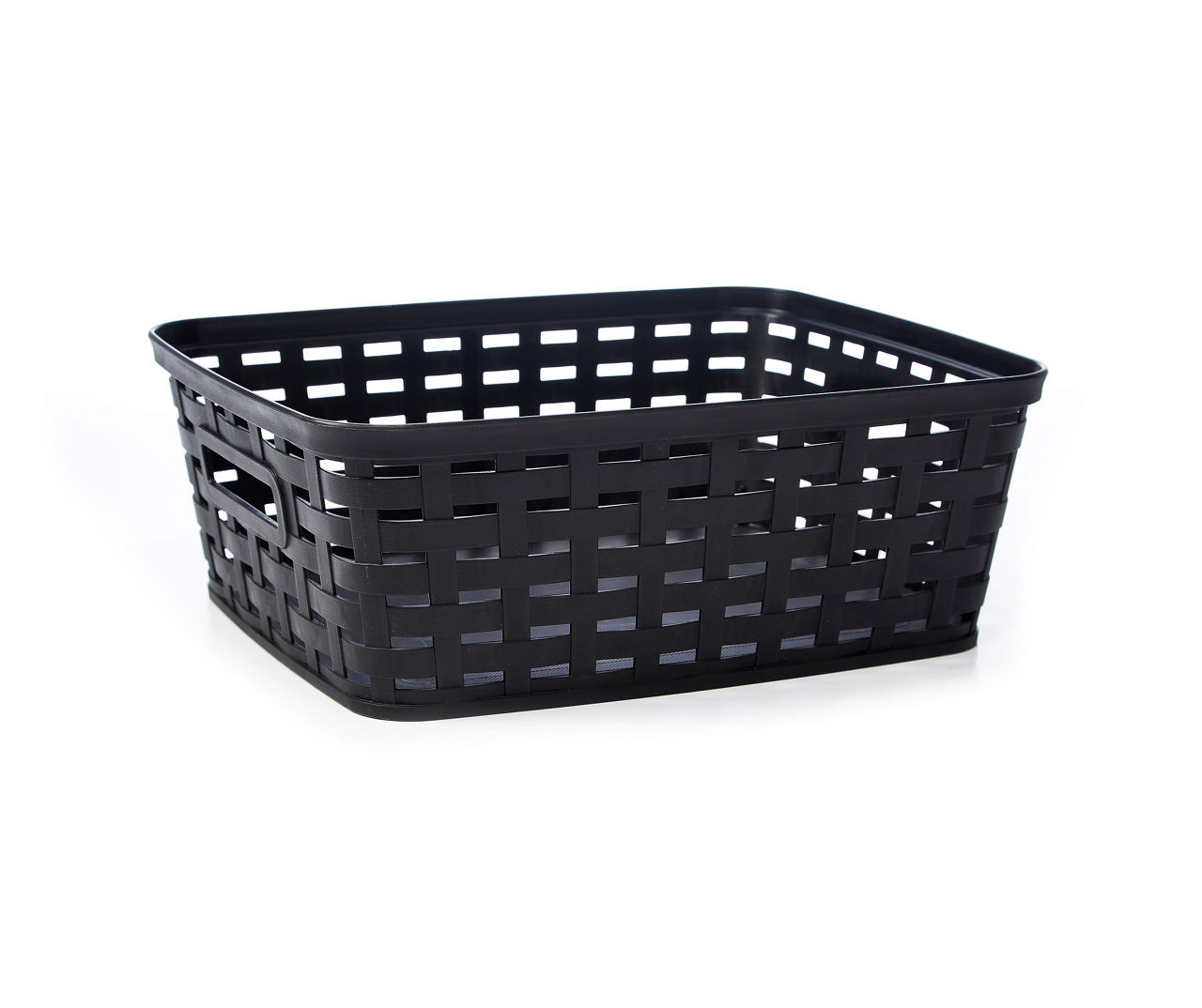 Jet Black Wicker Baskets Big Lots