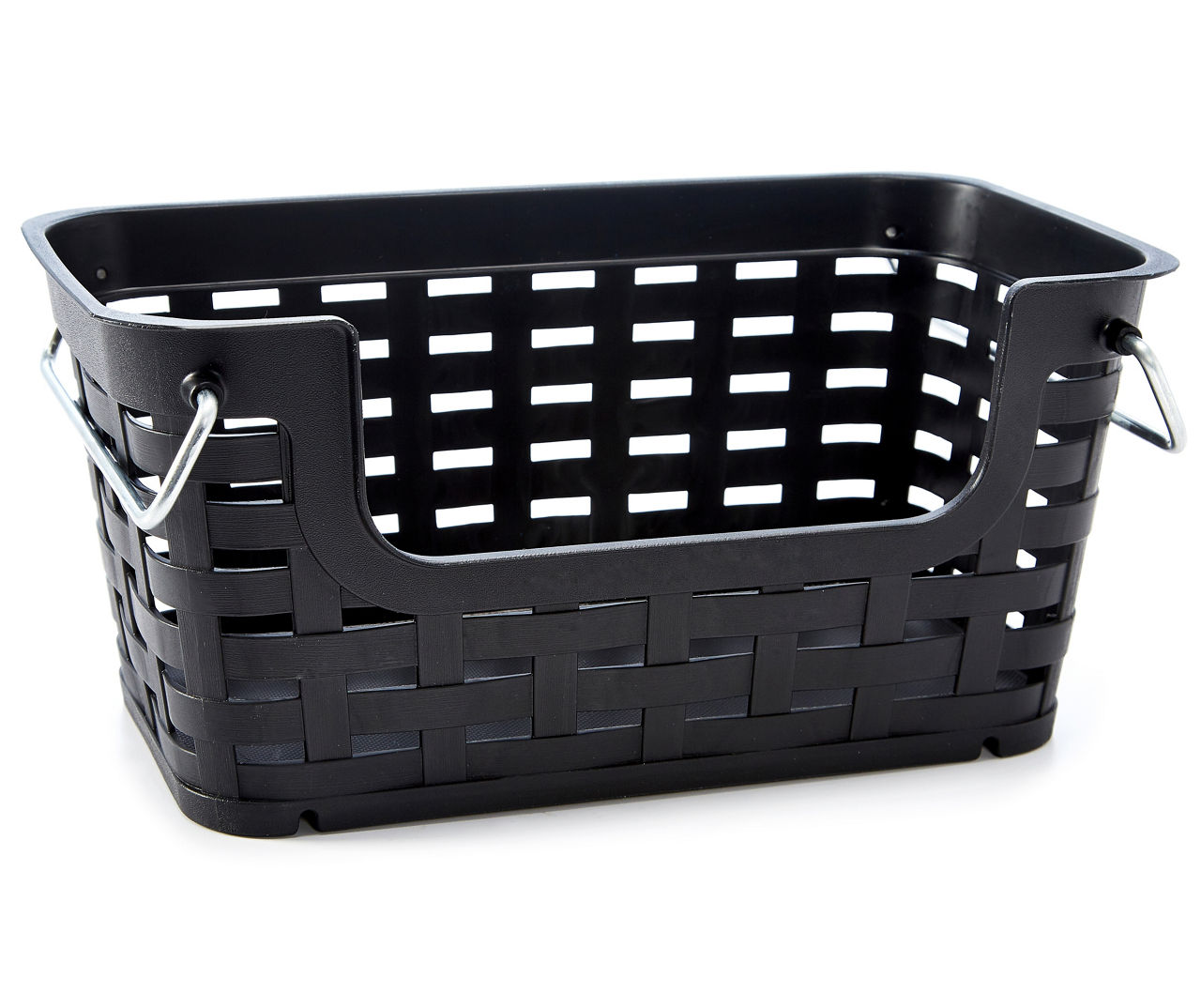 Jet Black Wicker Baskets Big Lots