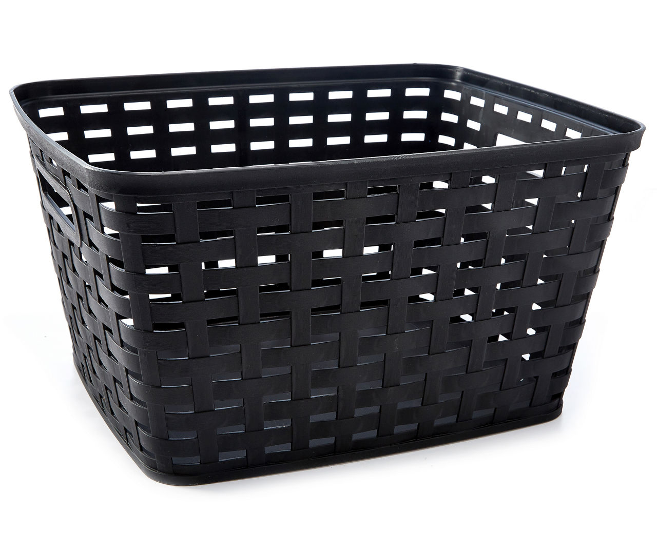 Jet Black Wicker Baskets Big Lots