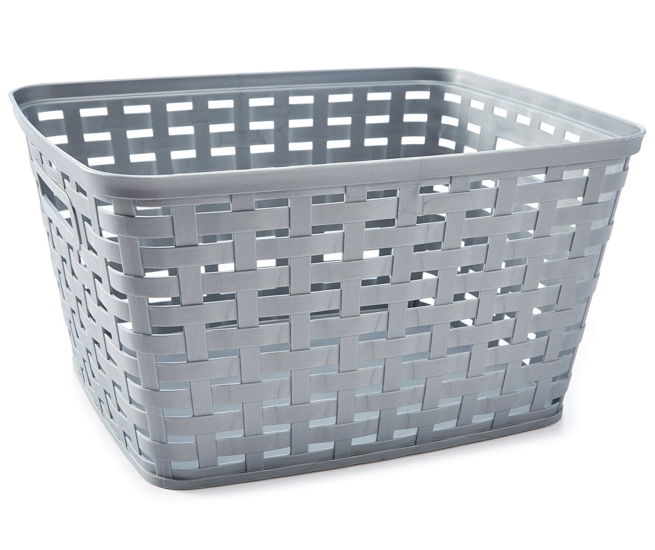 Titanium Gray Wicker Baskets Big Lots