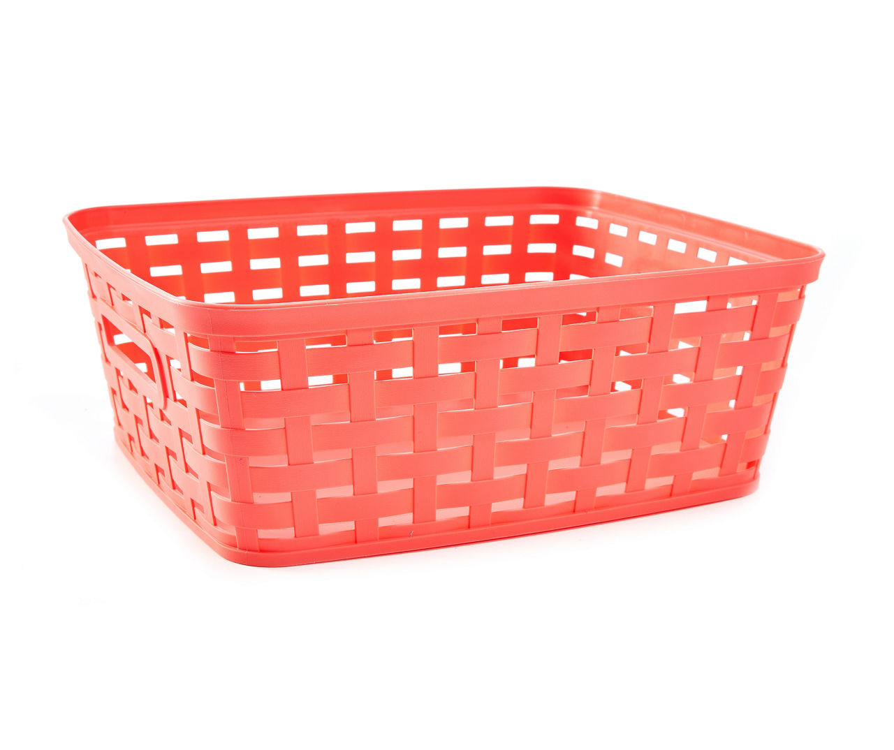Coral Fire Wicker Baskets Big Lots