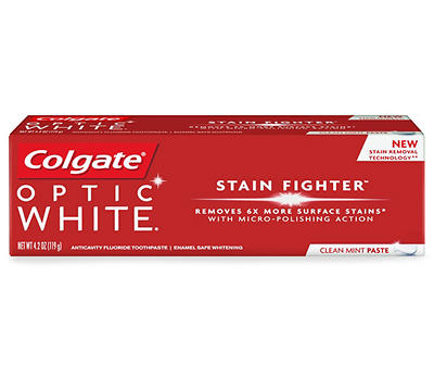 Optic White Stain Fighter Toothpaste, 4.2 oz.