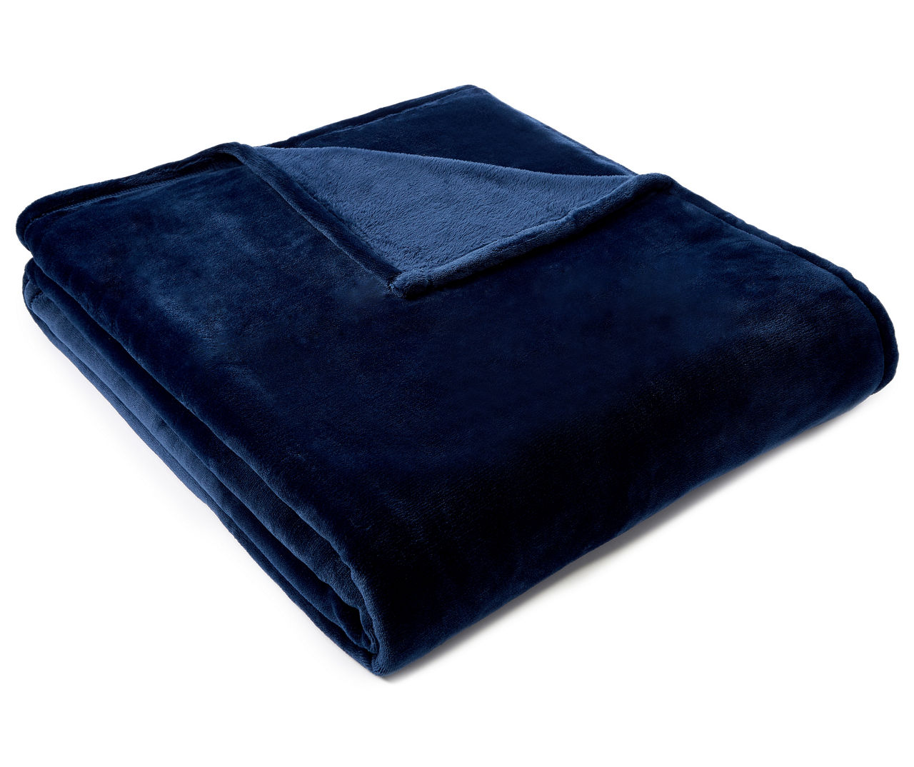 Living Colors Living Colors Navy Blue Velvet Plush Blankets Big Lots
