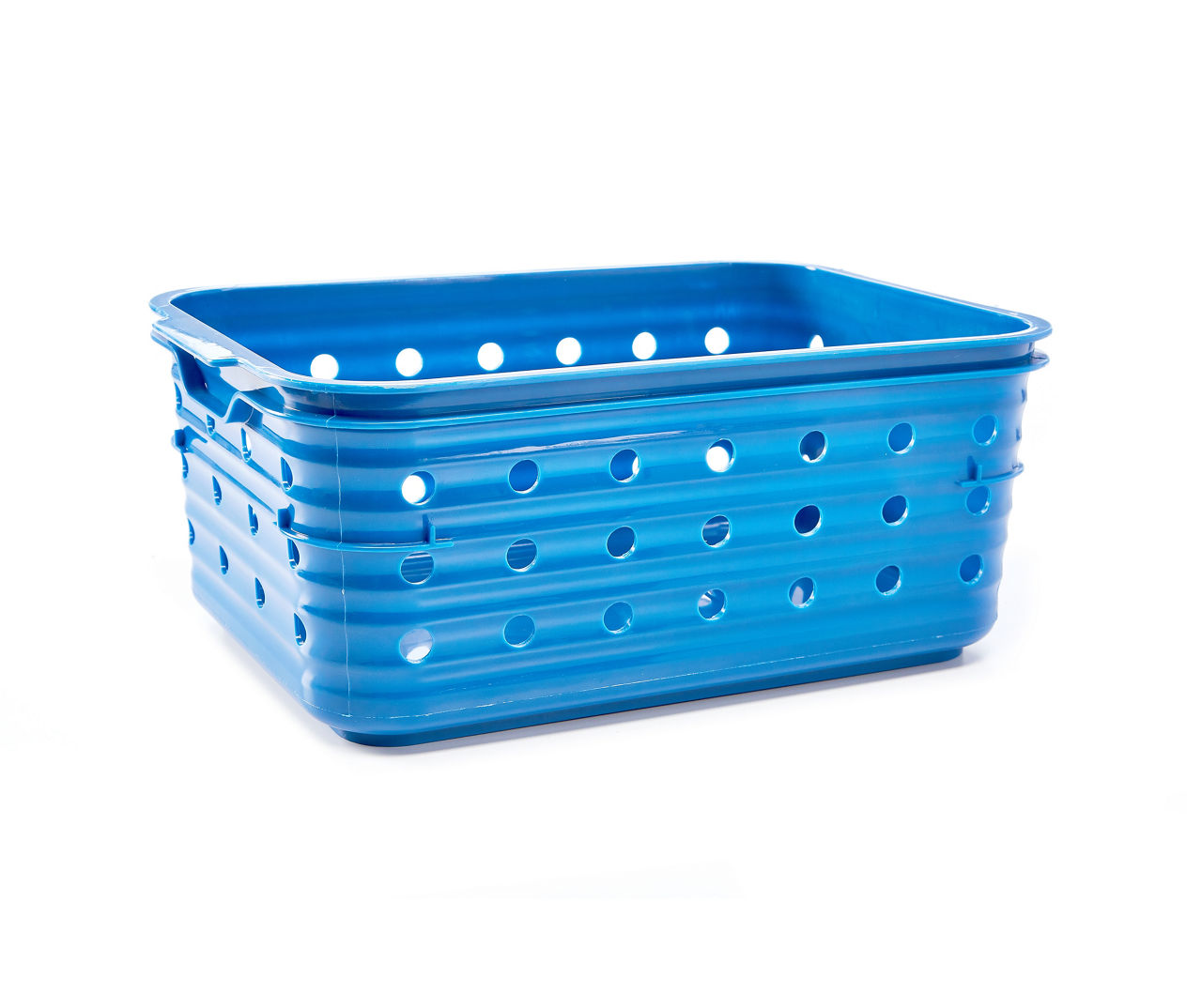 Small Plastic Storage Basket for Kitchen Pantry, Countertop