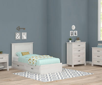 Magnolia White Oak Twin Mates Bedroom Collection