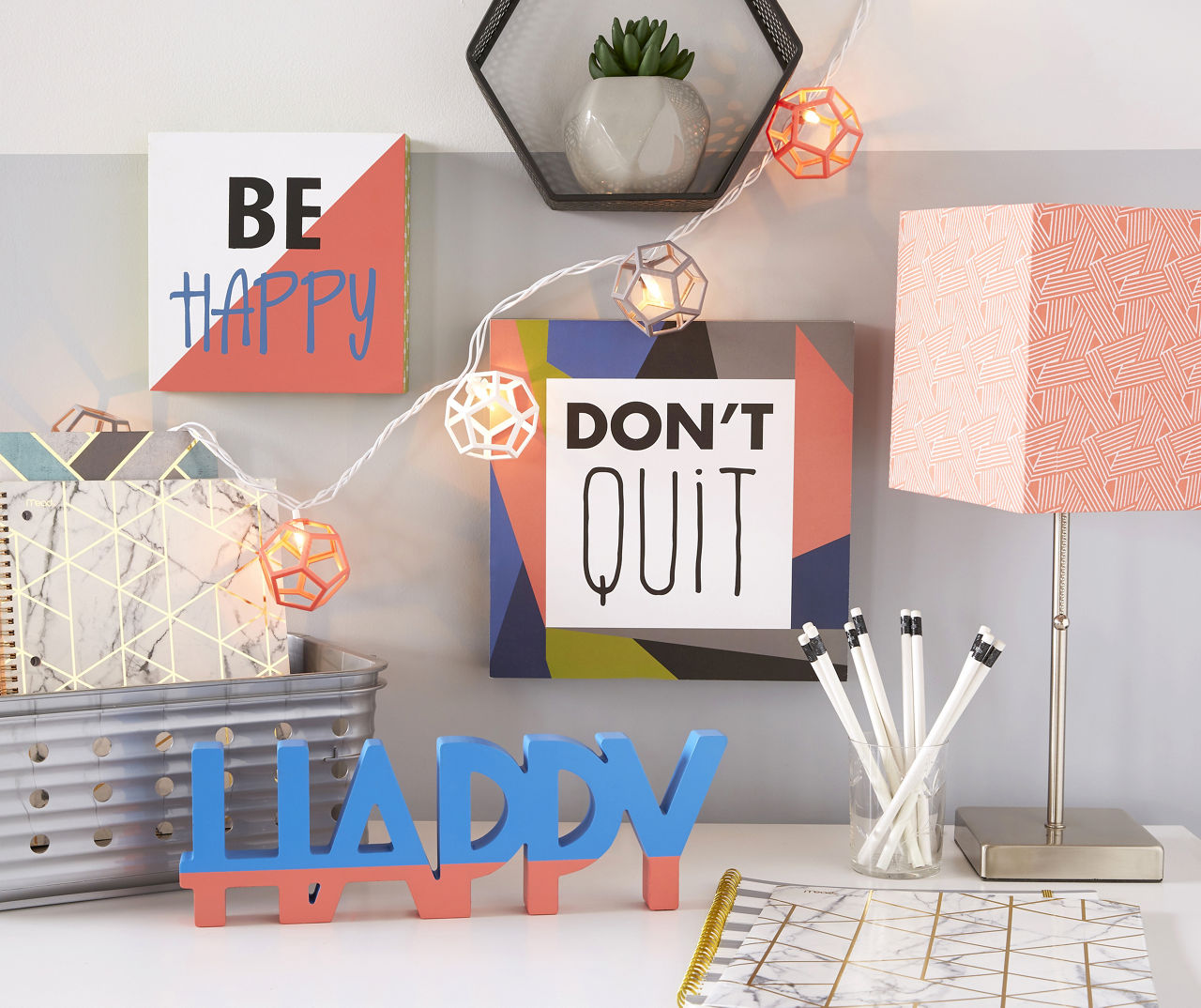 "Be Happy" Box Wall Plaque