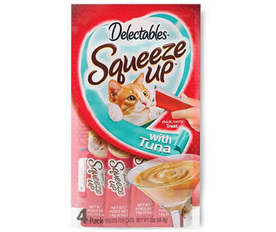 Squeeze-Up with Tuna Cat Treats, 4-Pack