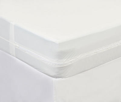 Just Home Zippered Vinyl Protective Mattress Covers