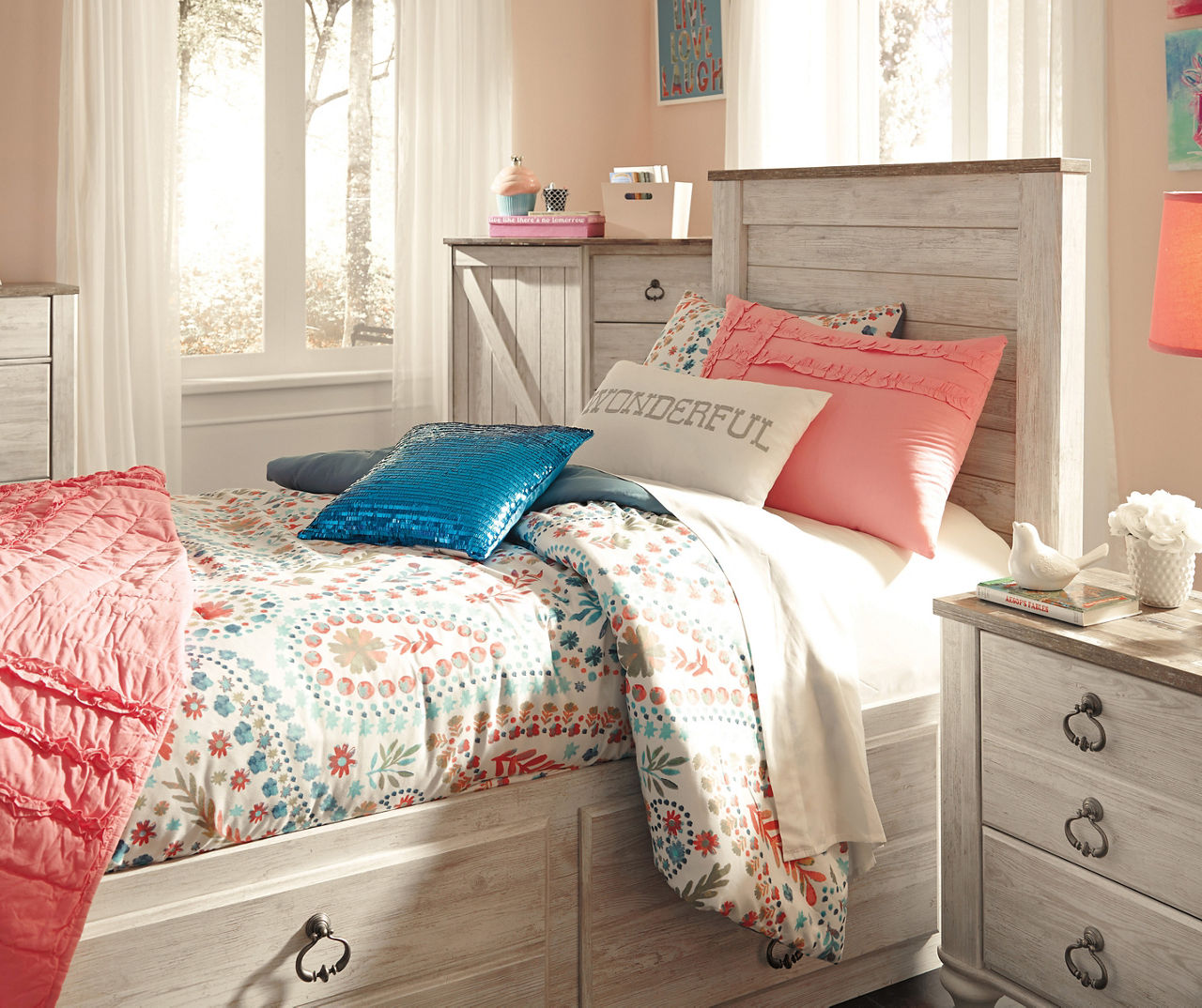 Ashley deals twin headboard