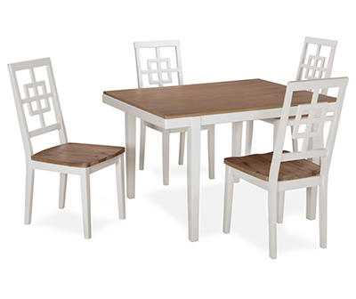 BROVADA TWO TONE DINING TABLE SET