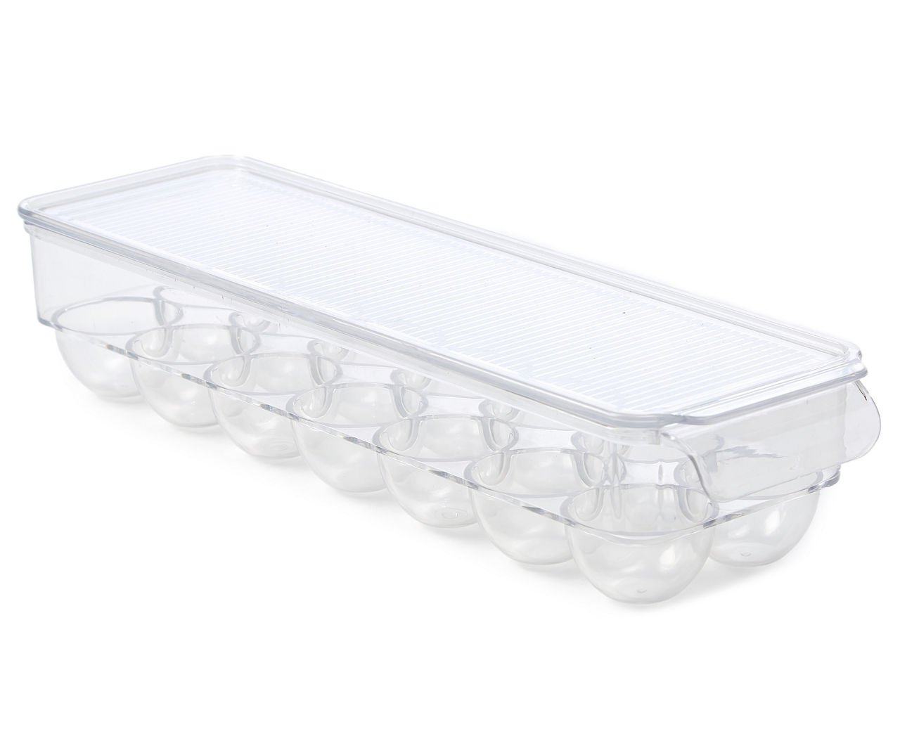 15 Eggs Holder Tray Storage Refrigerator Fridge Eggs Box Case Container  Clear US