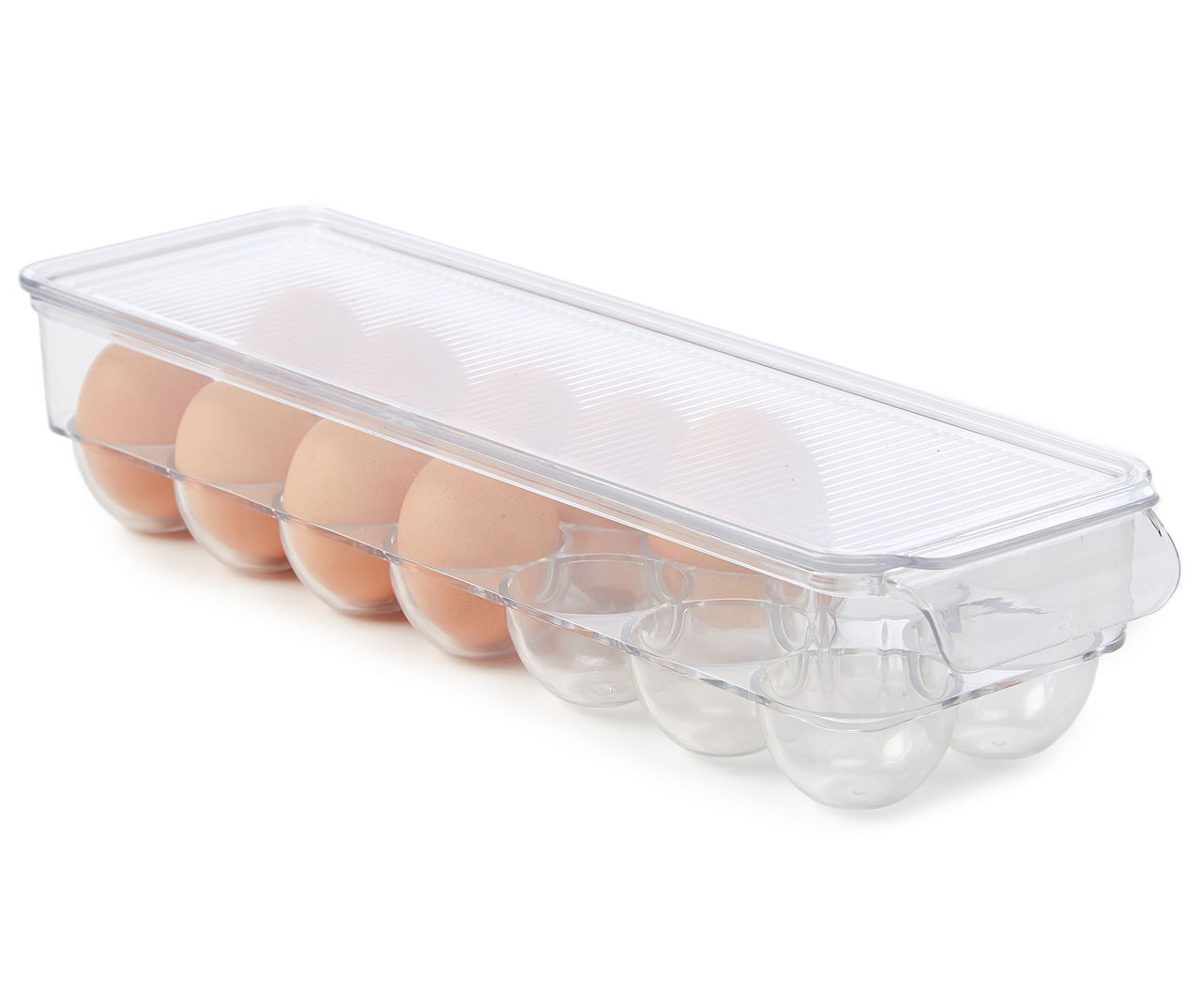 NewHome 2-Piece: Plastic Egg Holder Stackable Egg Storage Box