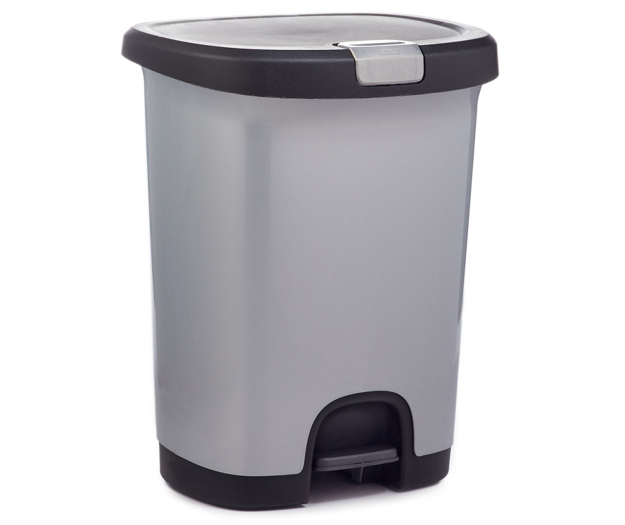 Hefty Lockable Step-On 7 Gallon Waste Can