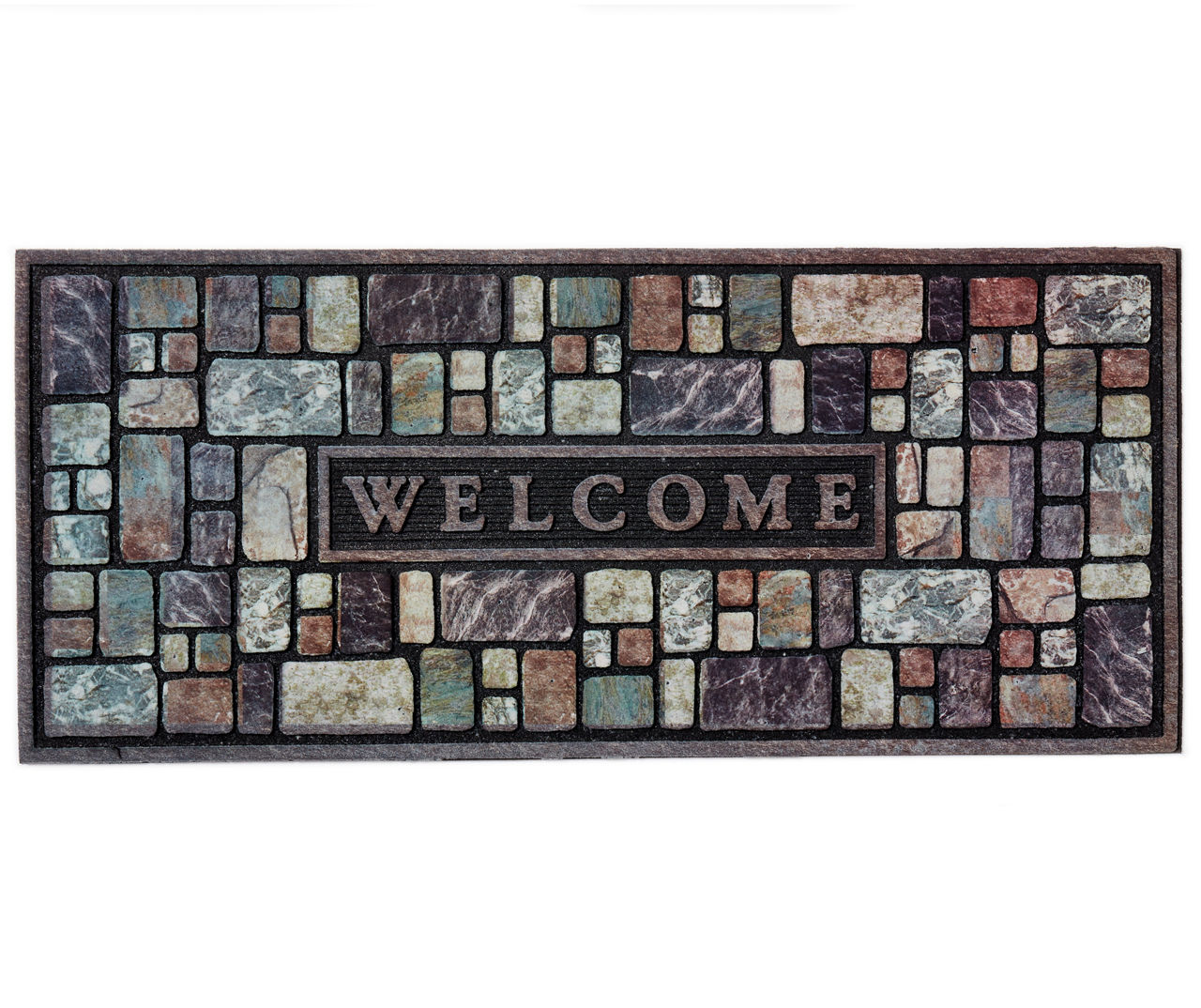 810344537 18 Welcome Stone Outdoor Doormat