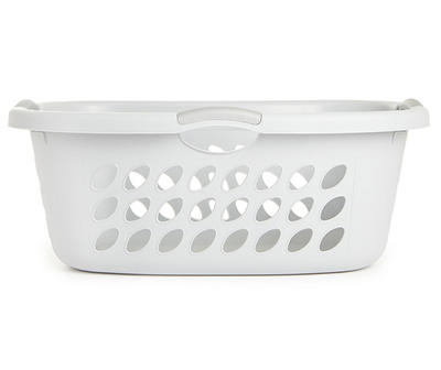 Gray HipHold 1.25 Bushel Laundry Basket