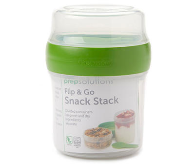 Progressive Prep Solutions Flip & Go Snack Stack Food Container