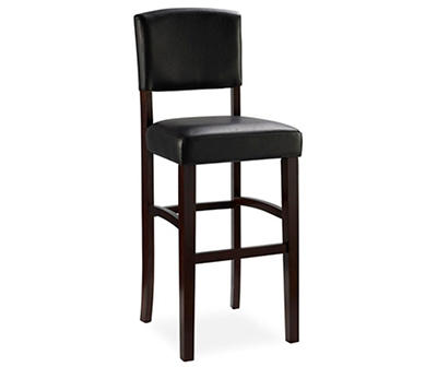 30" Espresso Classic Barstool with Open Back