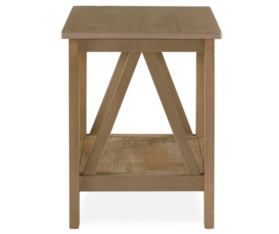 Rockford Rustic Gray End Table