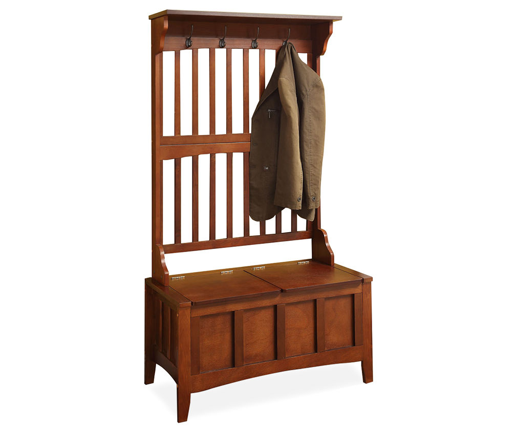 Linon hall tree with best sale storage bench