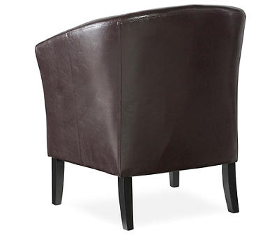Spencer Brown Faux Leather Club Armchair