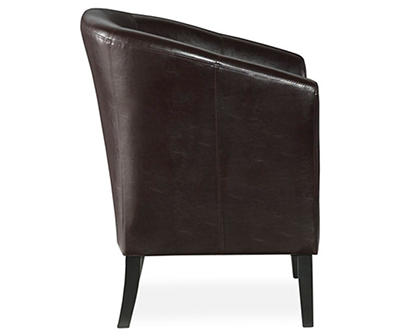 Spencer Brown Faux Leather Club Armchair