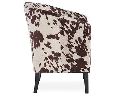 Spencer Cow Print Club Chair