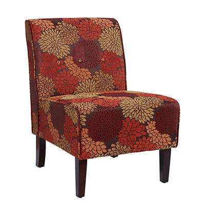 Harvest Marigold Armless Accent Chair