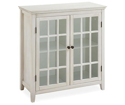 Preston White Vintage 2-Door Cabinet