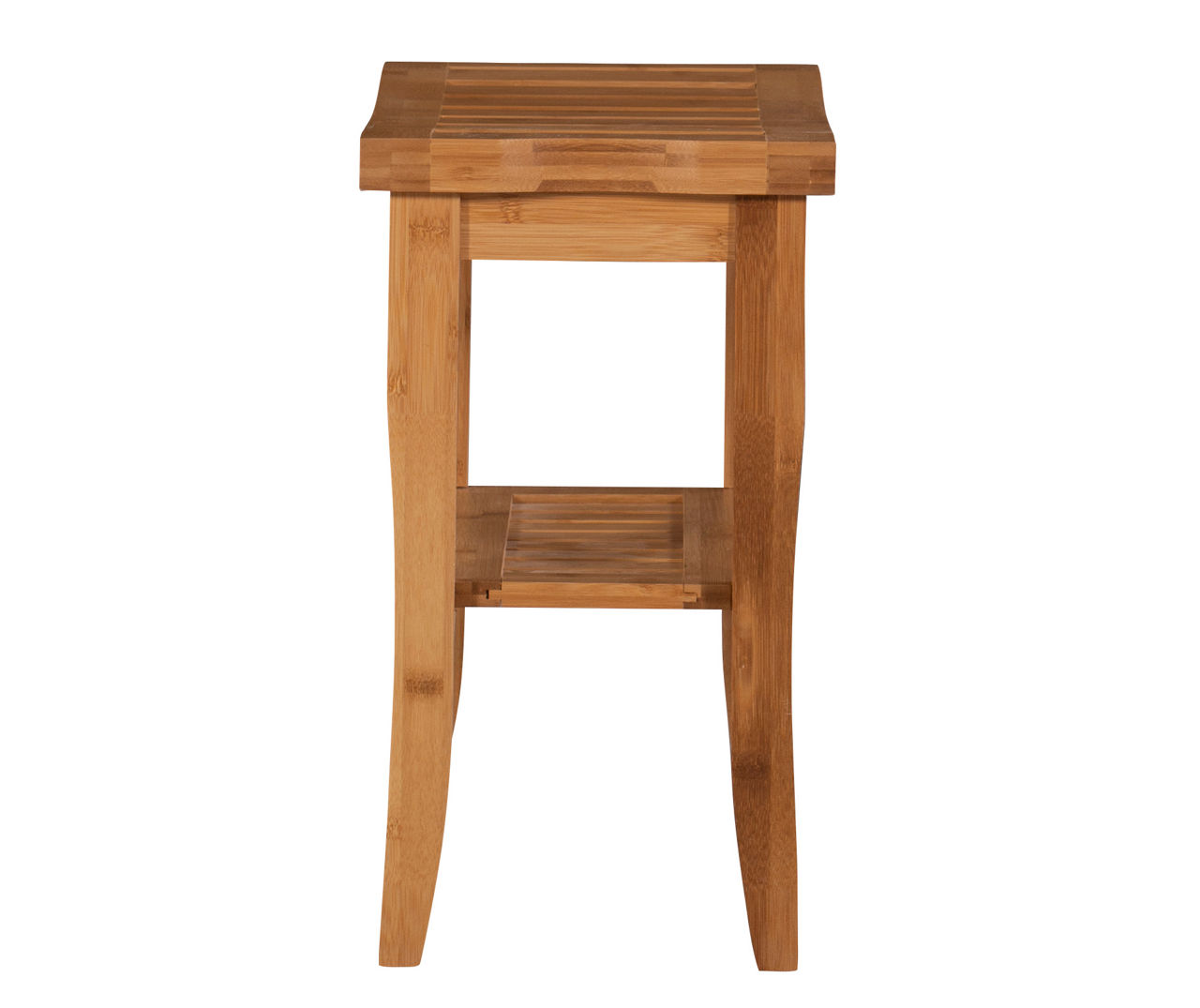 18" Pierce Bamboo Bathroom Stool