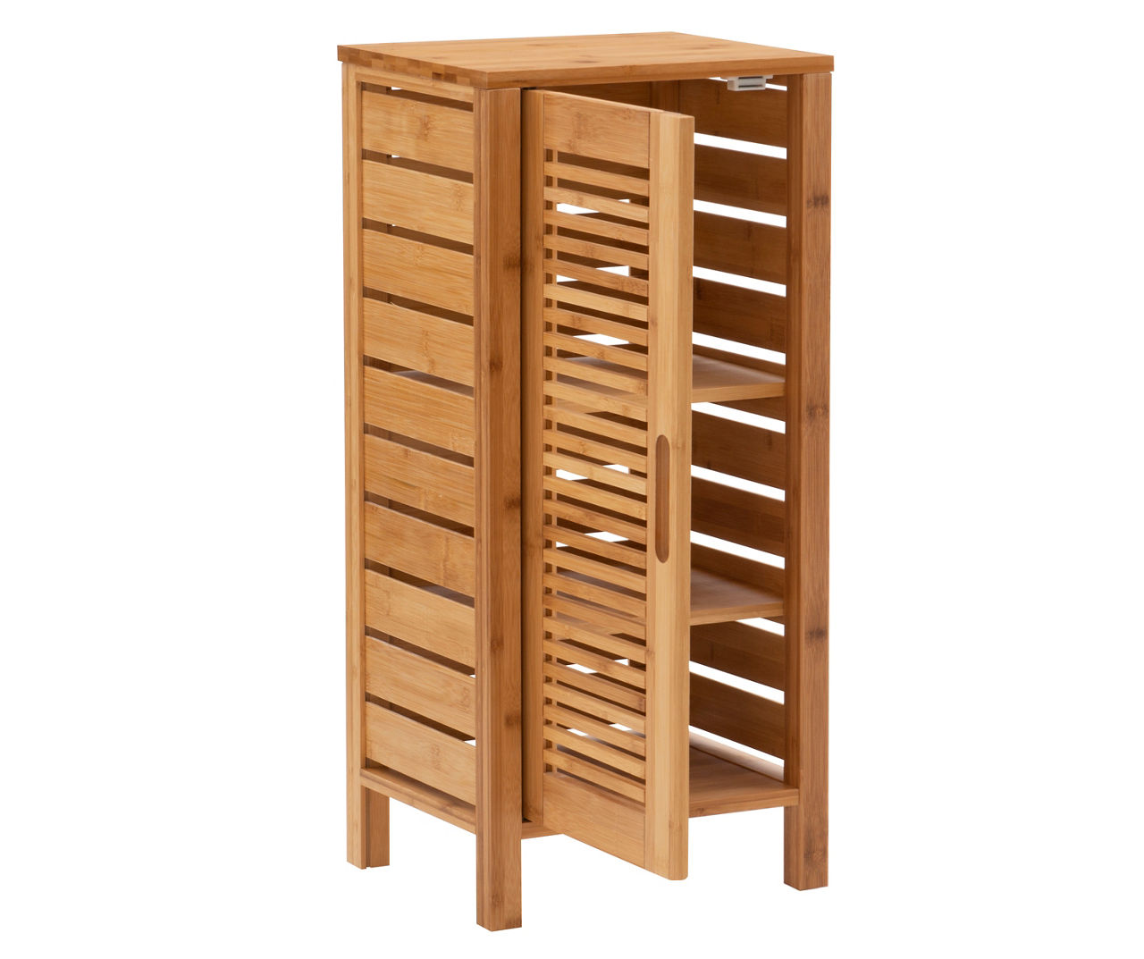 Pierce Bamboo Single Door Floor Cabinet