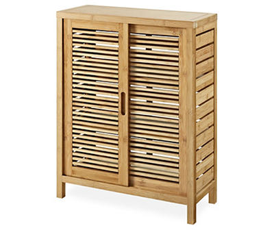 Pierce Bamboo Sliding Door Floor Cabinet