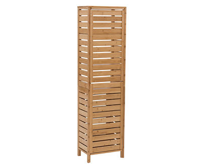 Pierce Bamboo 3-Shelf Tall Cabinet