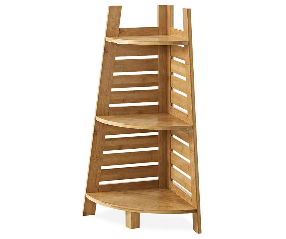 BAMBOO 3-TIER CORNER SHELF