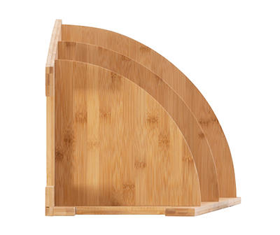 Pierce Bamboo 3-Tier Corner Shelf