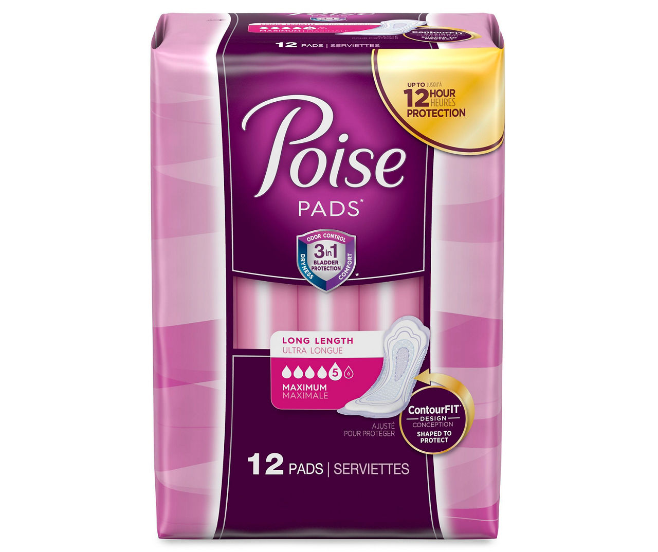 Poise Pads, Maximum Absorbency, Long Length - 39 count